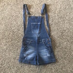 Miss me short overalls